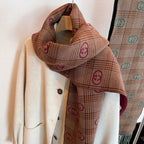 Gucci Double-sided Cashmere Fringed Scarf for Women – product image 10