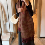 Gucci Double-sided Cashmere Fringed Scarf for Women – product image 12
