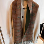 Gucci Double-sided Cashmere Fringed Scarf for Women – product image 15