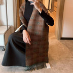 Gucci Double-sided Cashmere Fringed Scarf for Women – product image 2