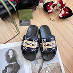 Gucci Embroidery Vintage Embossed Slippers – slippers product image 4