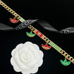 Gucci Enamel Craft Clover Pendant Necklace – Luxury Designer Jewelry – product image 3
