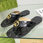 Gucci Fashion Metal Buckle Flip Flop Sandals – sandals product image 16