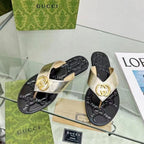 Gucci Fashion Metal Buckle Flip Flop Sandals – sandals product image 8