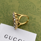 Gucci Full Crystal Ring – Luxury Designer Jewelry – product image 3