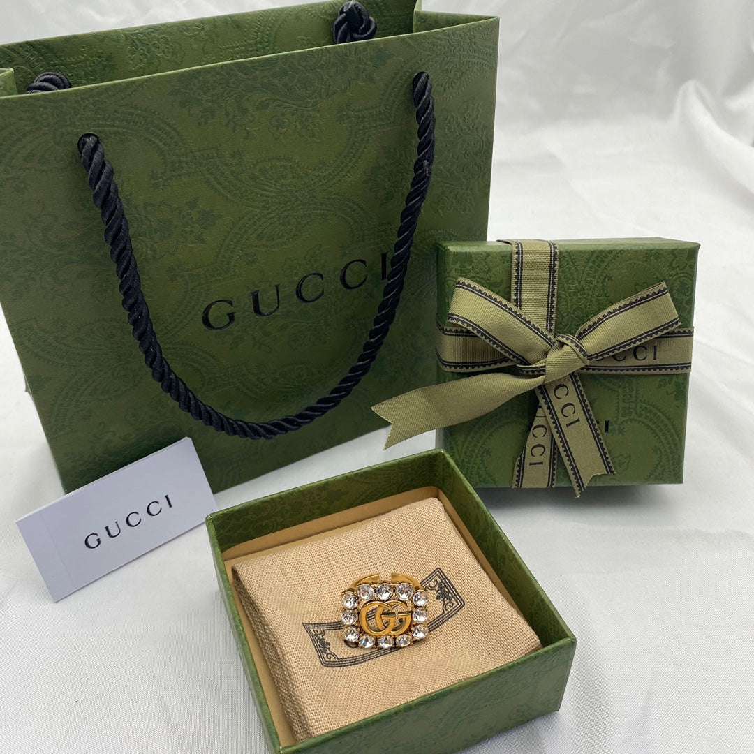 Gucci Full Crystal Ring – Luxury Designer Jewelry – product image 5