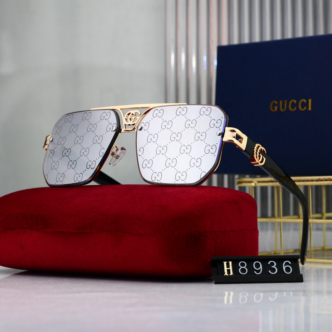 Gucci Geometric Metal Logo Polygon Sunglasses for Unisex – product image 4