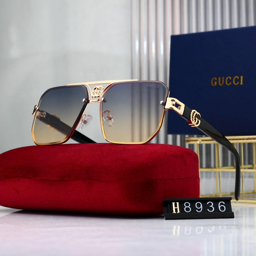 Gucci Geometric Metal Logo Polygon Sunglasses for Unisex – product image 5