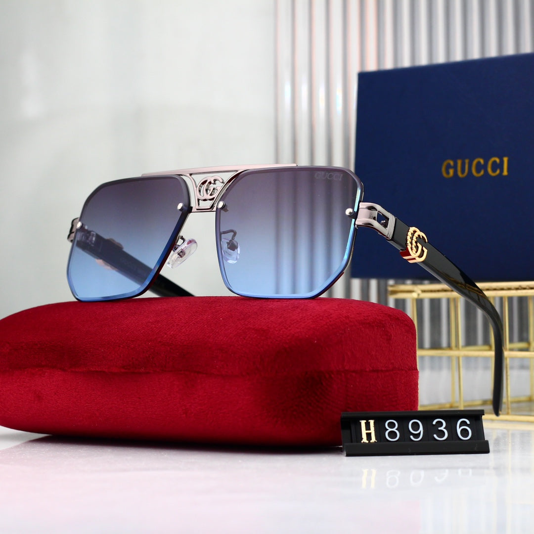 Gucci Geometric Metal Logo Polygon Sunglasses for Unisex – product image 7