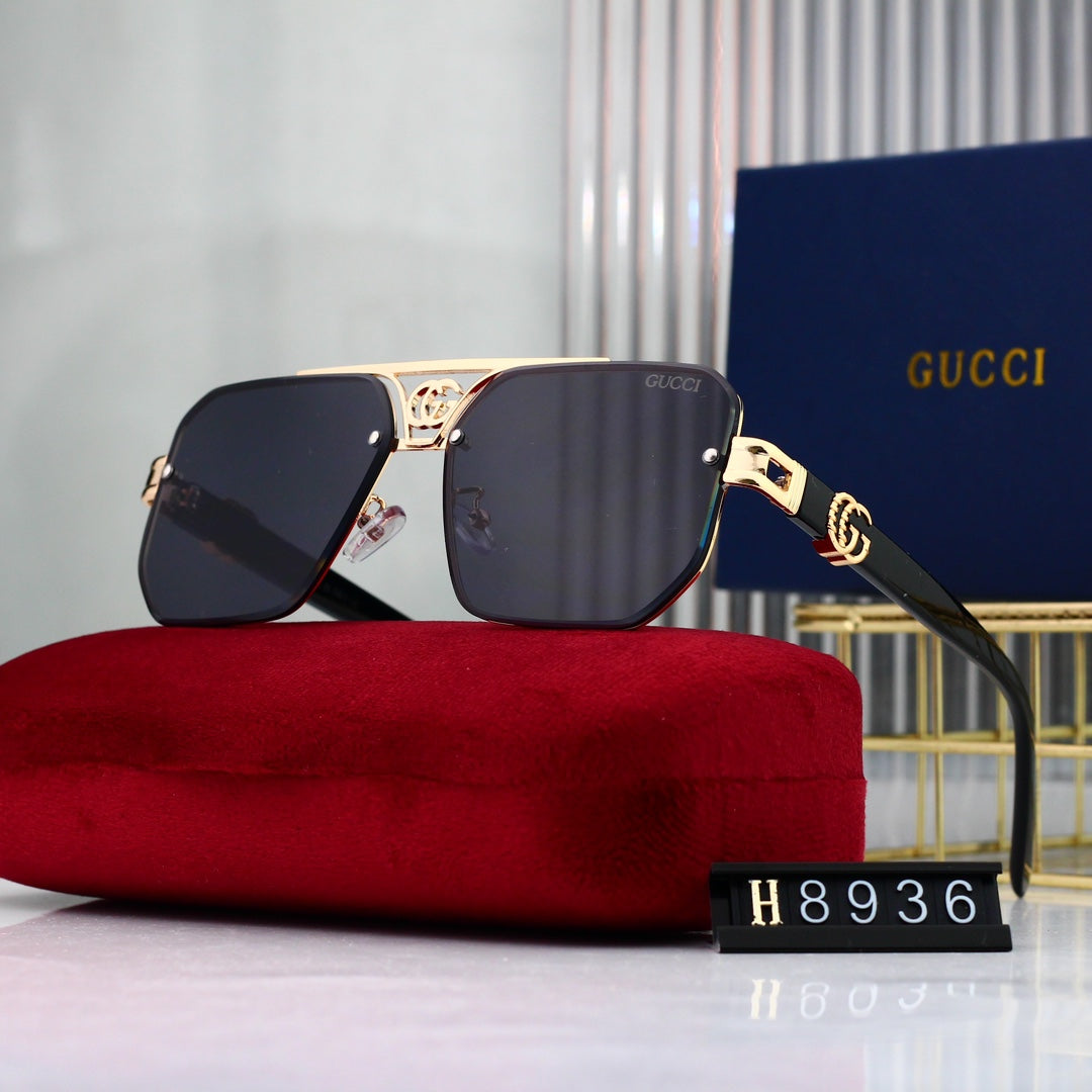 Gucci Geometric Metal Logo Polygon Sunglasses for Unisex – product image 9