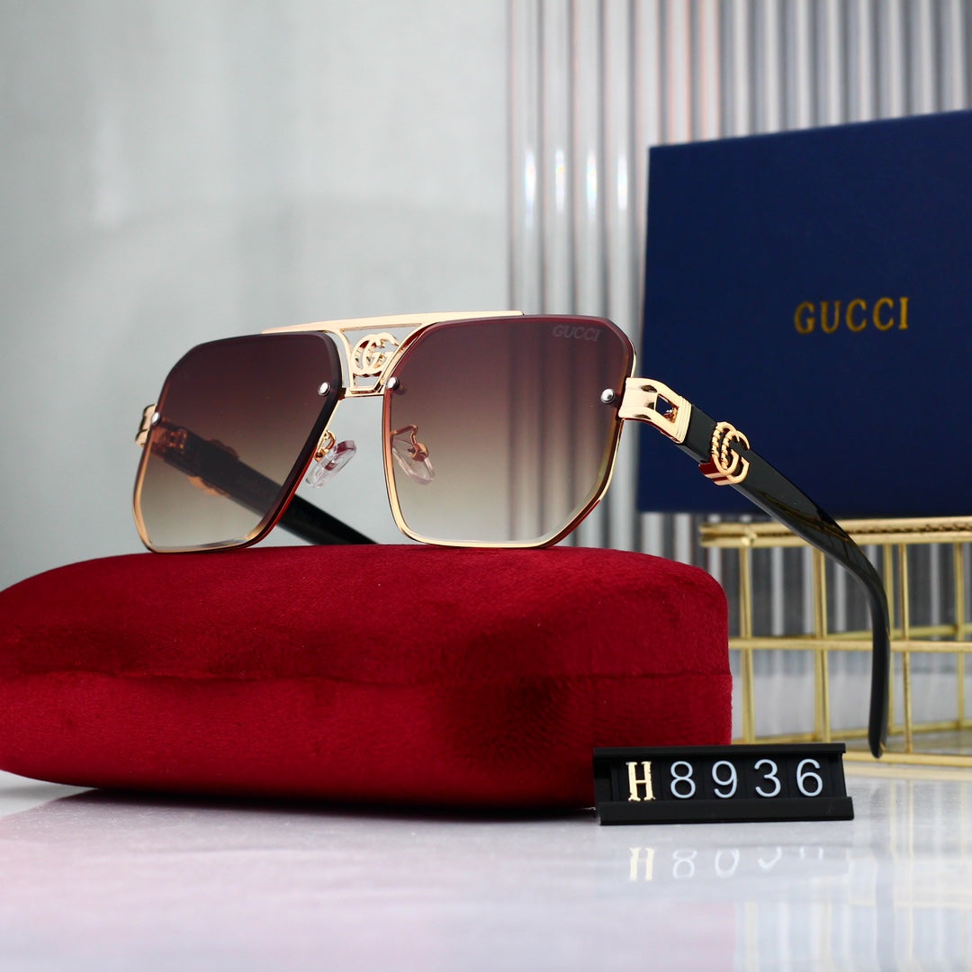 Gucci Geometric Metal Logo Polygon Sunglasses for Unisex – product image 12