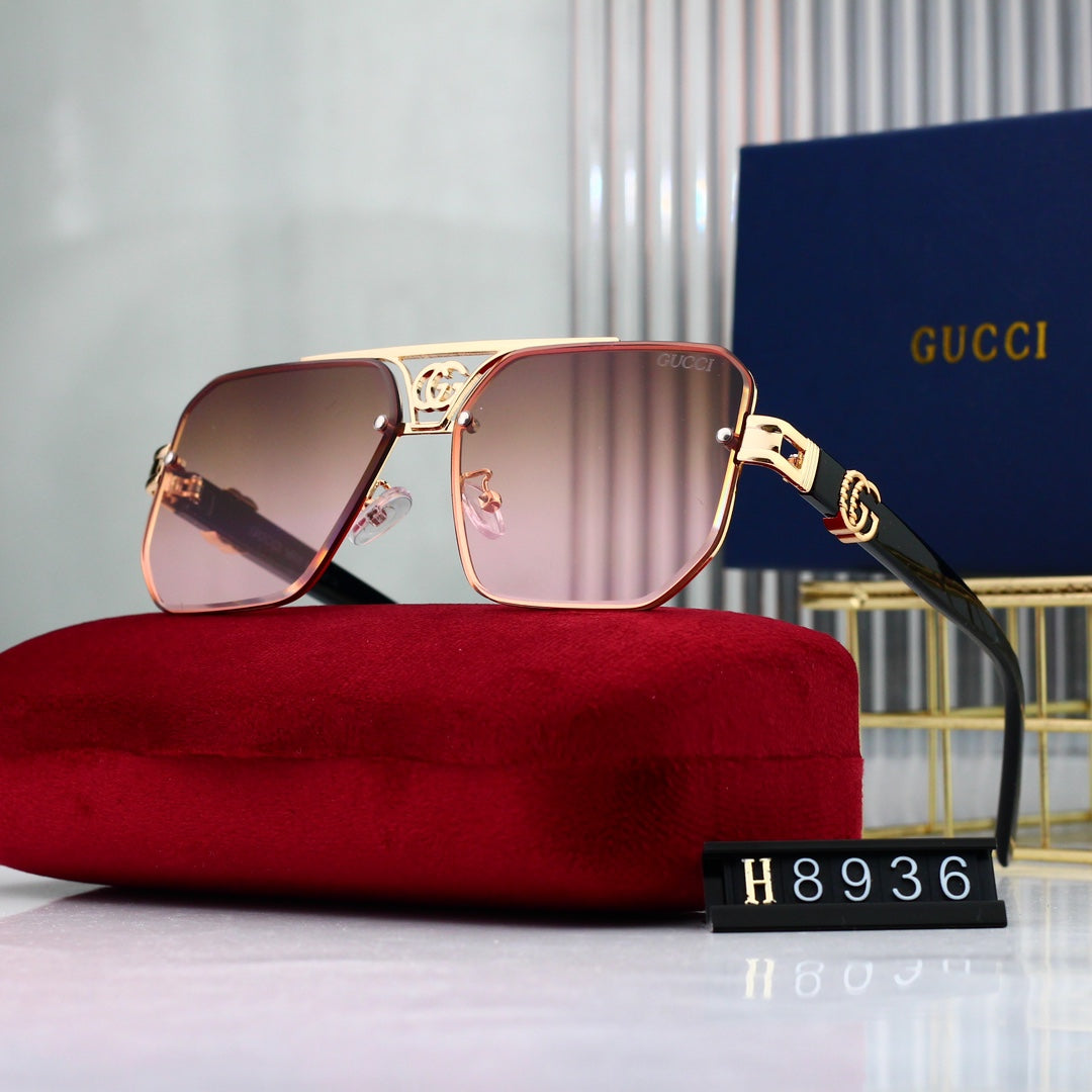 Gucci Geometric Metal Logo Polygon Sunglasses for Unisex – product image 14
