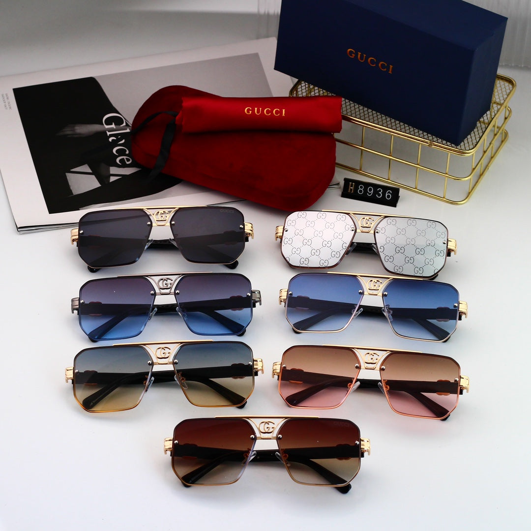 Gucci Geometric Metal Logo Polygon Sunglasses for Unisex – product image 18