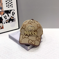 Gucci GG monogram baseball cap beige