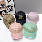 Gucci GG monogram baseball caps multiple colors