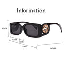 Gucci GG Medallion Oversized Square Polarized Sunglasses for Unisex – product image 7