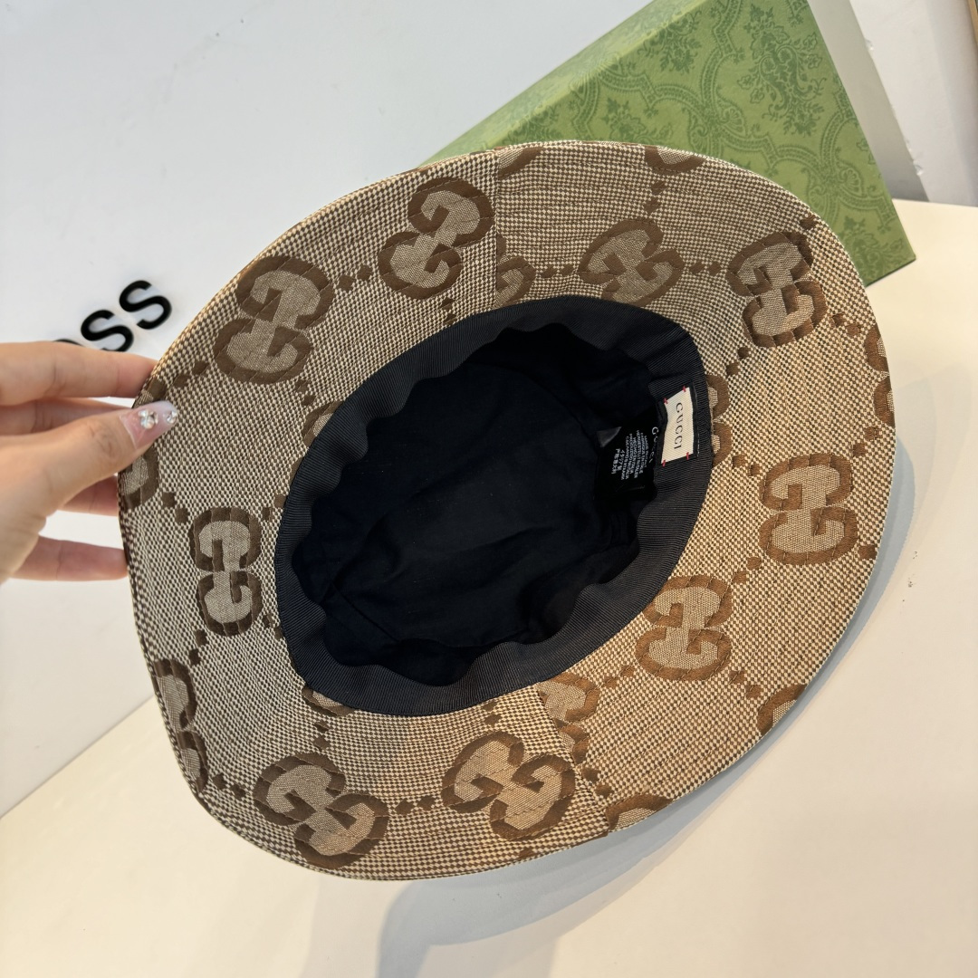 Gucci GG monogram bucket hat beige photo 7