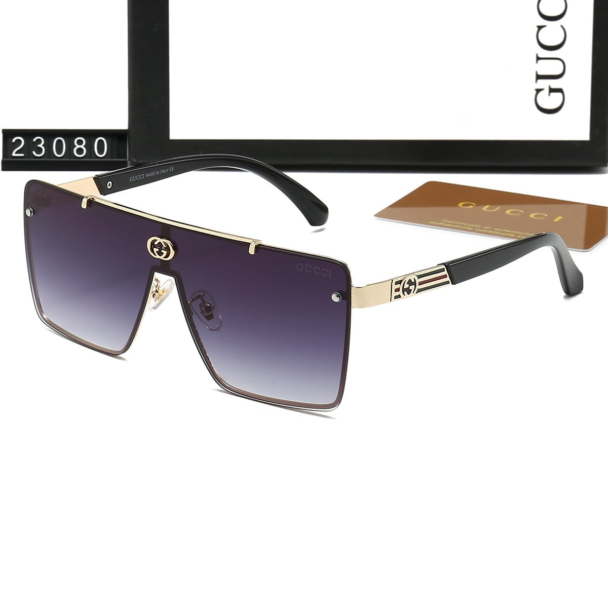 Gucci GG Oversized Square Polarized Sunglasses for Unisex – product image 3