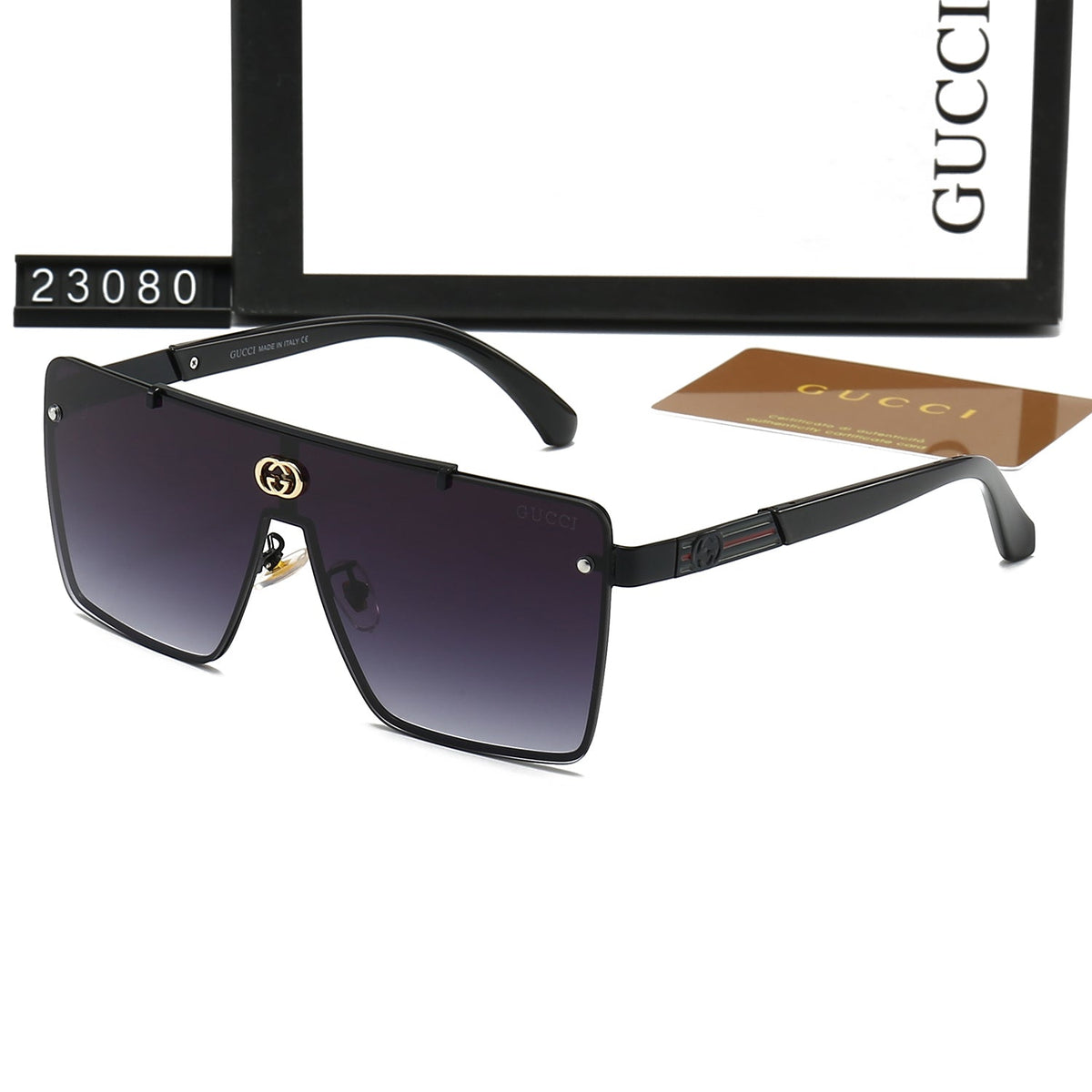 Gucci GG Oversized Square Polarized Sunglasses for Unisex – product image 4