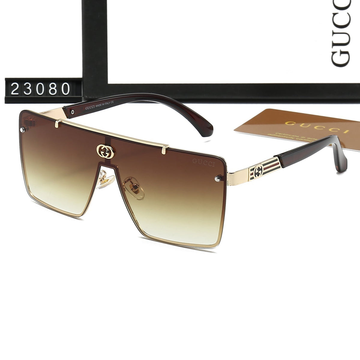 Gucci GG Oversized Square Polarized Sunglasses for Unisex – product image 5