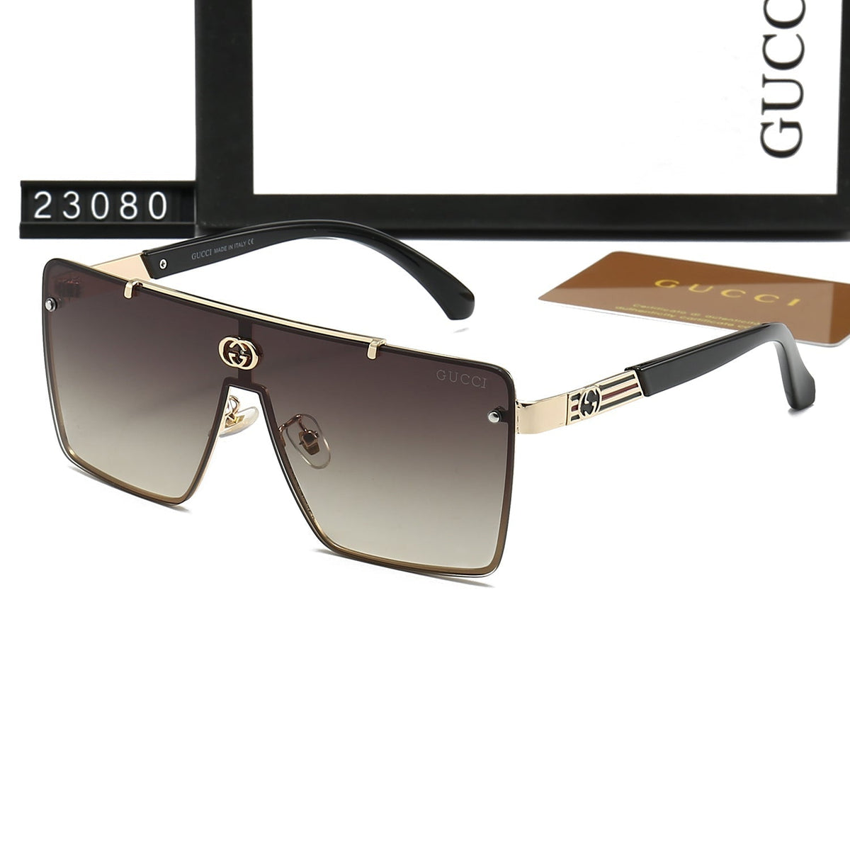 Gucci GG Oversized Square Polarized Sunglasses for Unisex – product image 7