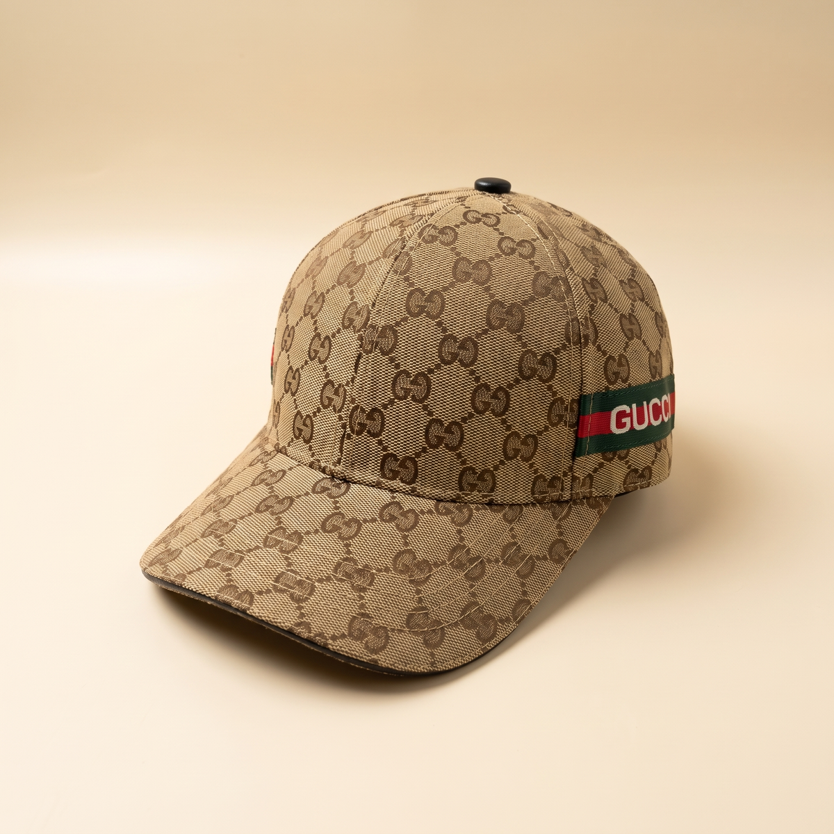 Gucci GG monogram web stripe cap photo 5