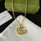 Gucci Gold Letter Pendant Tiger Head Necklace – Luxury Designer Jewelry – product image 5