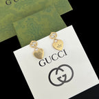 Gucci Heart Earring Necklace Set – Luxury Designer Jewelry – product image 1