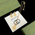 Gucci Heart Earring Necklace Set – Luxury Designer Jewelry – product image 11