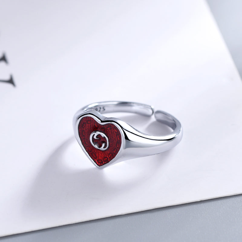 Gucci Heart Shape Open Ring – Luxury Designer Jewelry – product image 9