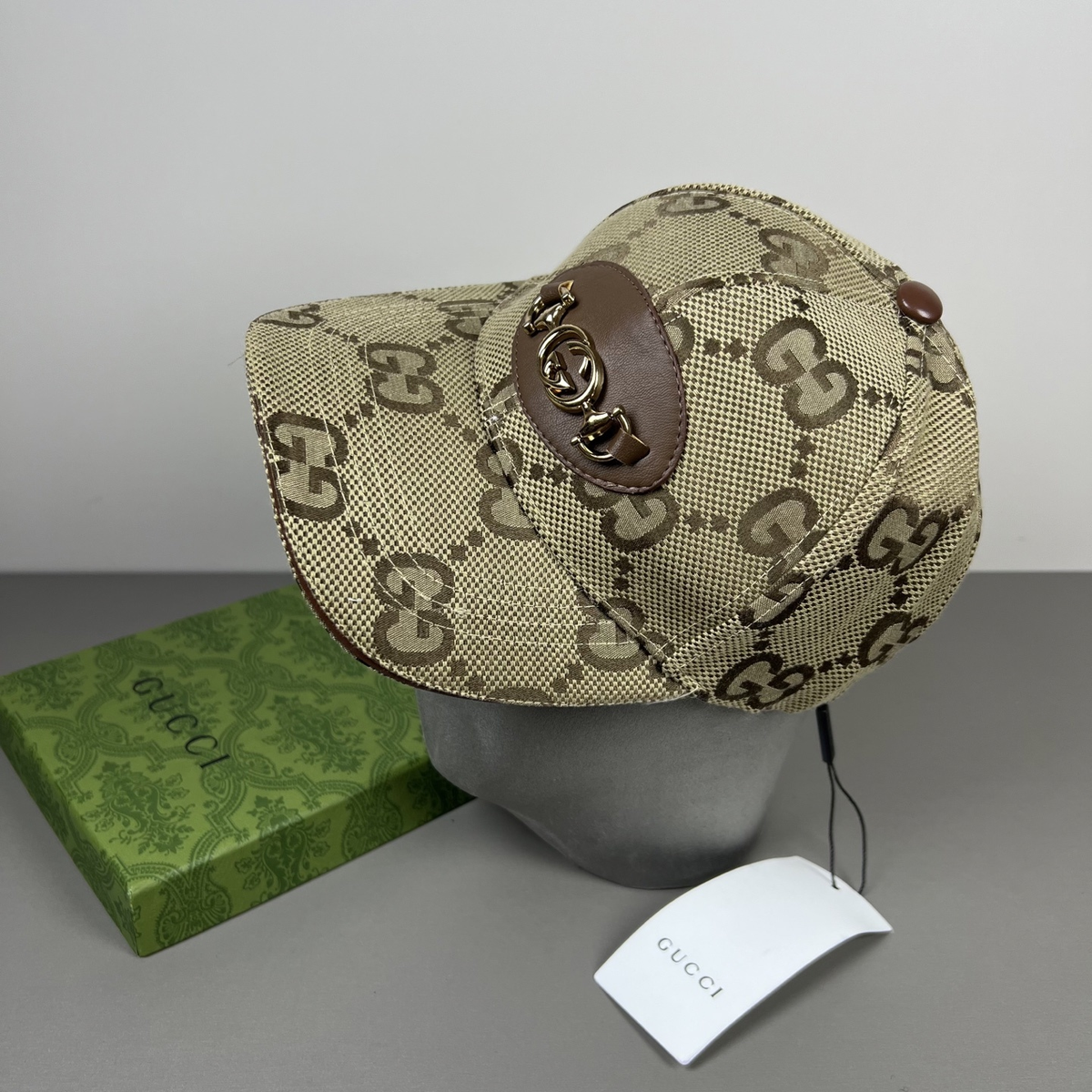 Gucci GG horsebit monogram cap photo 1