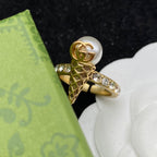 Gucci Ice Cream Crystal Open Ring – Luxury Designer Jewelry – product image 1