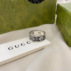 Gucci Interlocking G Silver Ring – Luxury Designer Jewelry – product image 1
