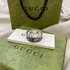 Gucci Interlocking G Silver Ring – Luxury Designer Jewelry – product image 2