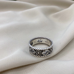 Gucci Interlocking G Silver Ring – Luxury Designer Jewelry – product image 7