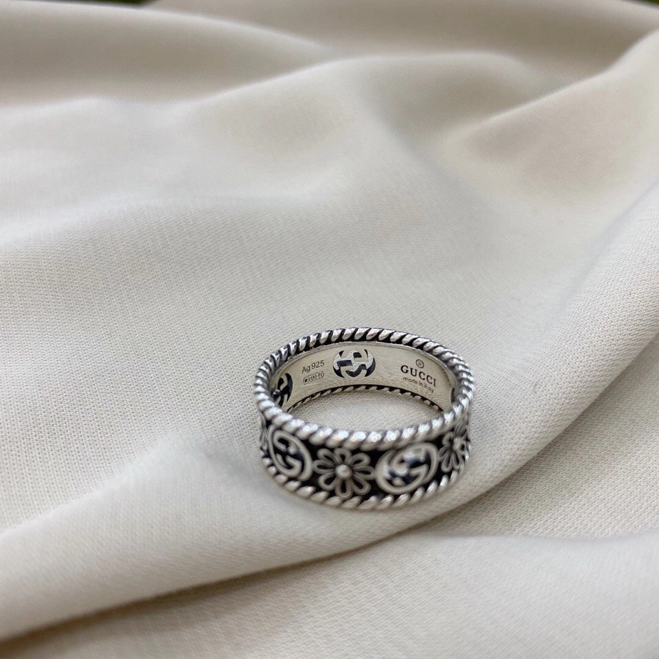 Gucci Interlocking G Silver Ring – Luxury Designer Jewelry – product image 7