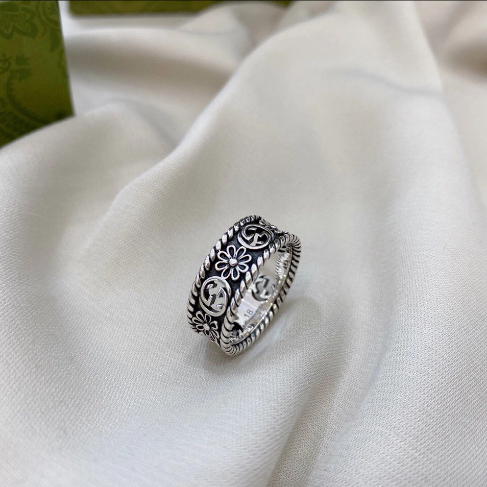 Gucci Interlocking G Silver Ring – Luxury Designer Jewelry – product image 8