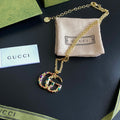 Gucci Irregular Colored Letter Pendant Necklace – Luxury Designer Jewelry – product image 1
