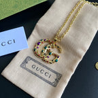 Gucci Irregular Colored Letter Pendant Necklace – Luxury Designer Jewelry – product image 6