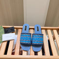 Gucci Letters Denim Flat Slippers – slippers product image 3