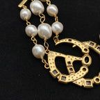 Gucci Lion Head 3 Layer Pearl Bracelet – Luxury Jewelry – product image 6