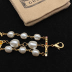 Gucci Lion Head 3 Layer Pearl Bracelet – Luxury Jewelry – product image 7