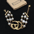 Gucci Lion Head 3 Layer Pearl Bracelet – Luxury Jewelry – product image 8