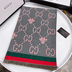 Gucci Little Bee Element Thick Cashmere Scarf for Women – product image 1