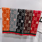 Gucci Little Bee Element Thick Cashmere Scarf for Women – product image 25