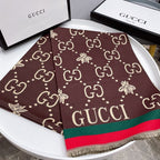 Gucci Little Bee Element Thick Cashmere Scarf for Women – product image 27