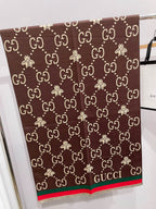Gucci Little Bee Element Thick Cashmere Scarf for Women – product image 28