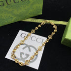 Gucci Logo Letter Stitching Necklace – Luxury Designer Jewelry – product image 3