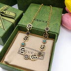 Gucci Luxury GG Flower Necklace – Luxury Designer Jewelry – product image 2