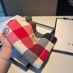Gucci Monogram Check Cashmere Scarf for Women – product image 6